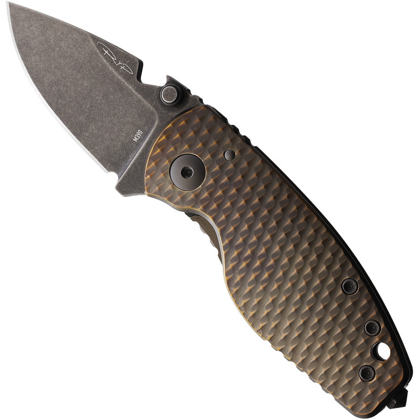 DPx Gear HEAT/F Leggaro Etruscan 3D Bronze Titanium Folding Knife 