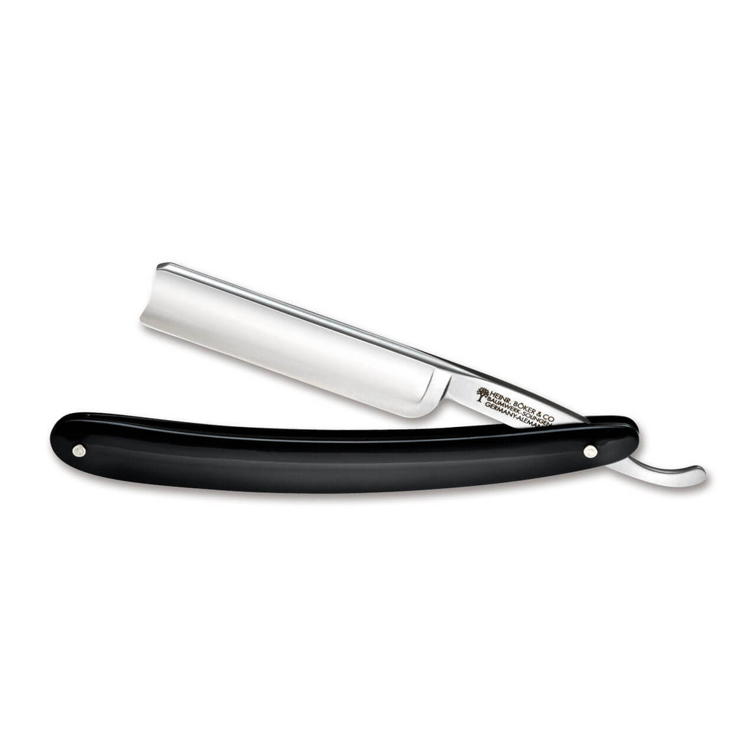 Boker Classic Stainless Spanish Head Straight Razor Folding Knife 