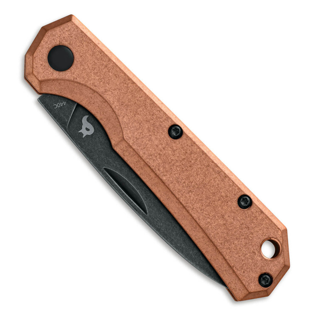 Boker BlackFox Ciol Copper Folding Knife, clip view