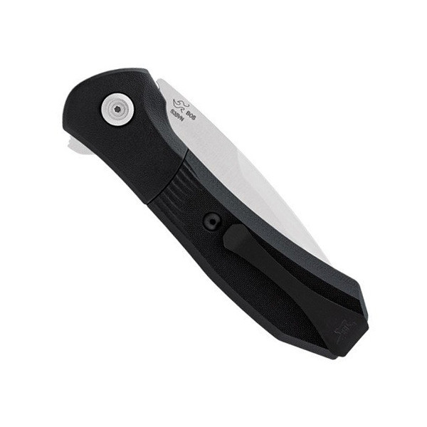 Buck 590 Paradigm Black G-10 Spring Assisted Knife, clip view