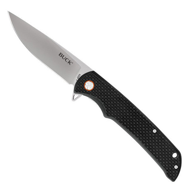 Buck Haxby Carbon Fiber Liner Lock Knife | BladeOps