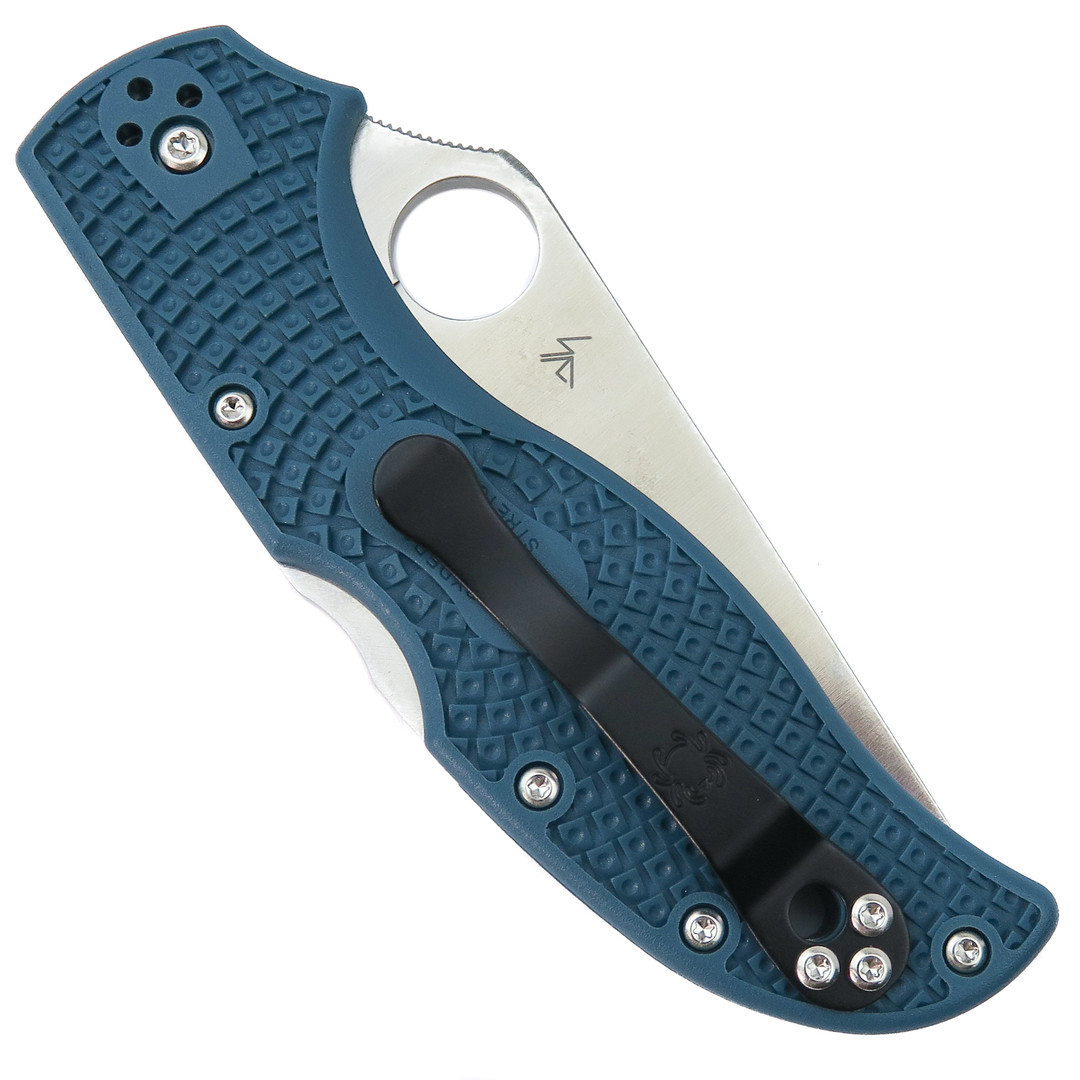 Spyderco Stretch 2 Lightweight Blue FRN Lockback Knife