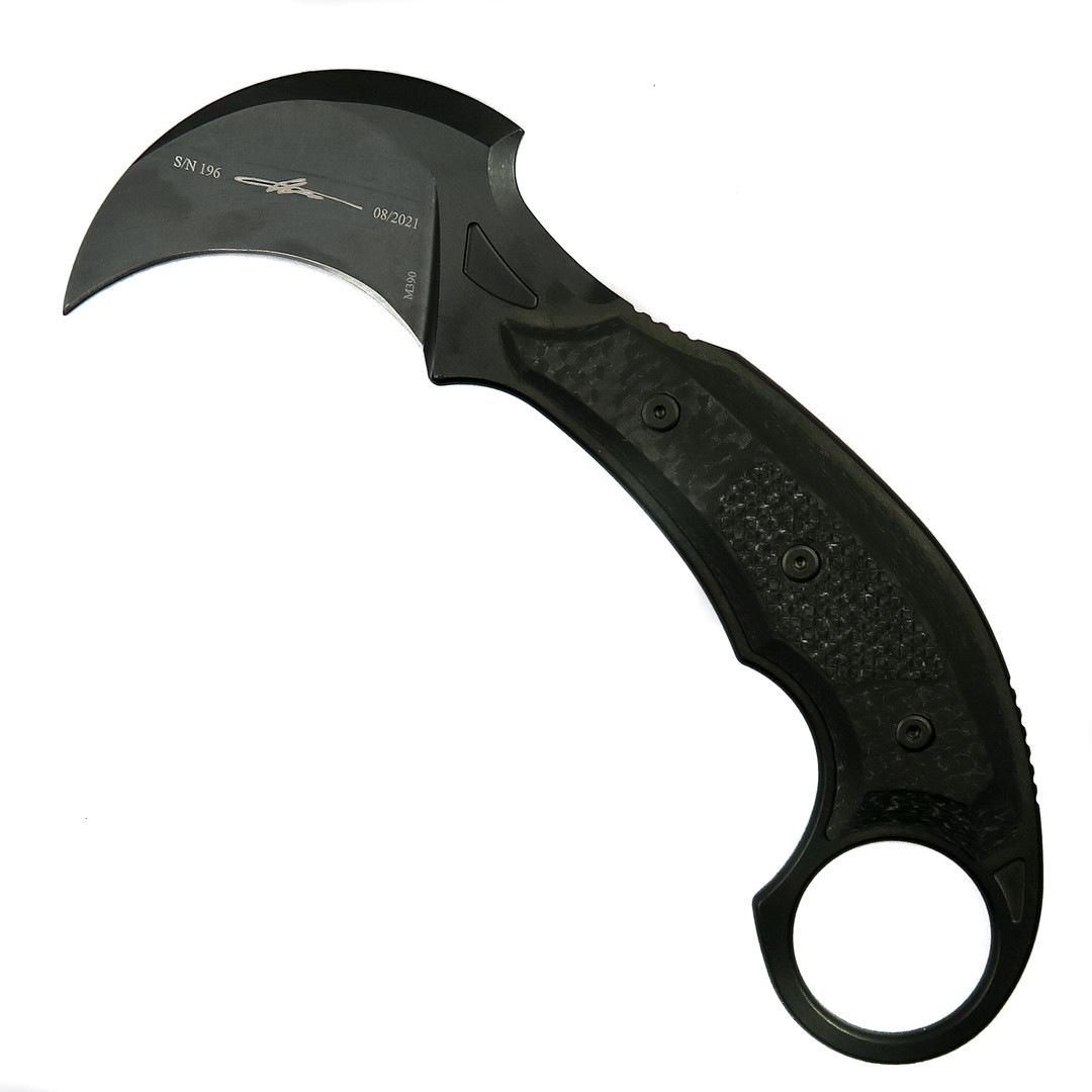 Microtech Signature Series Right Hand Iconic Fixed Blade Knife, DLC