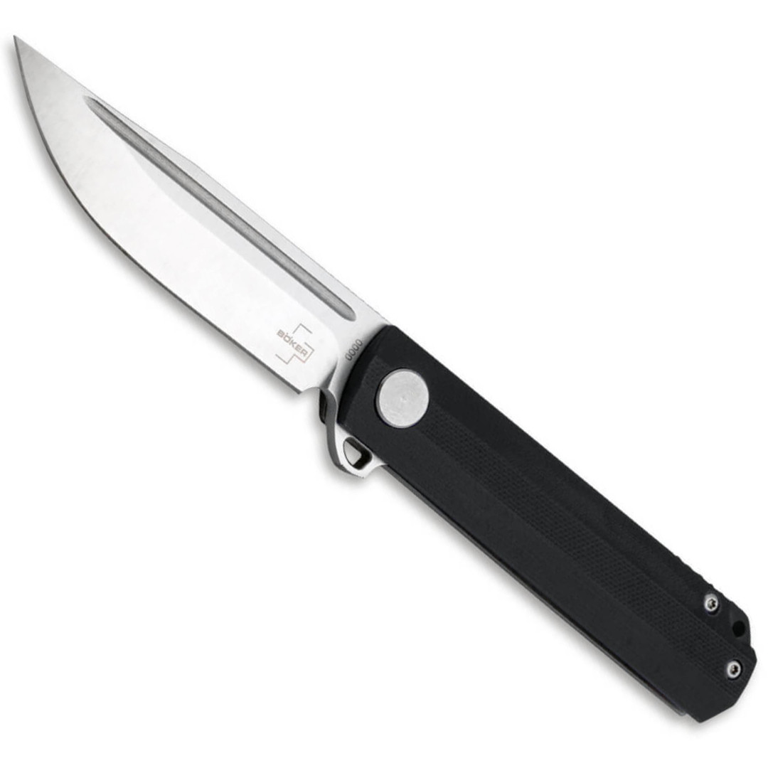  Boker Plus Cataclyst Flipper Knife, Satin D2 Blade