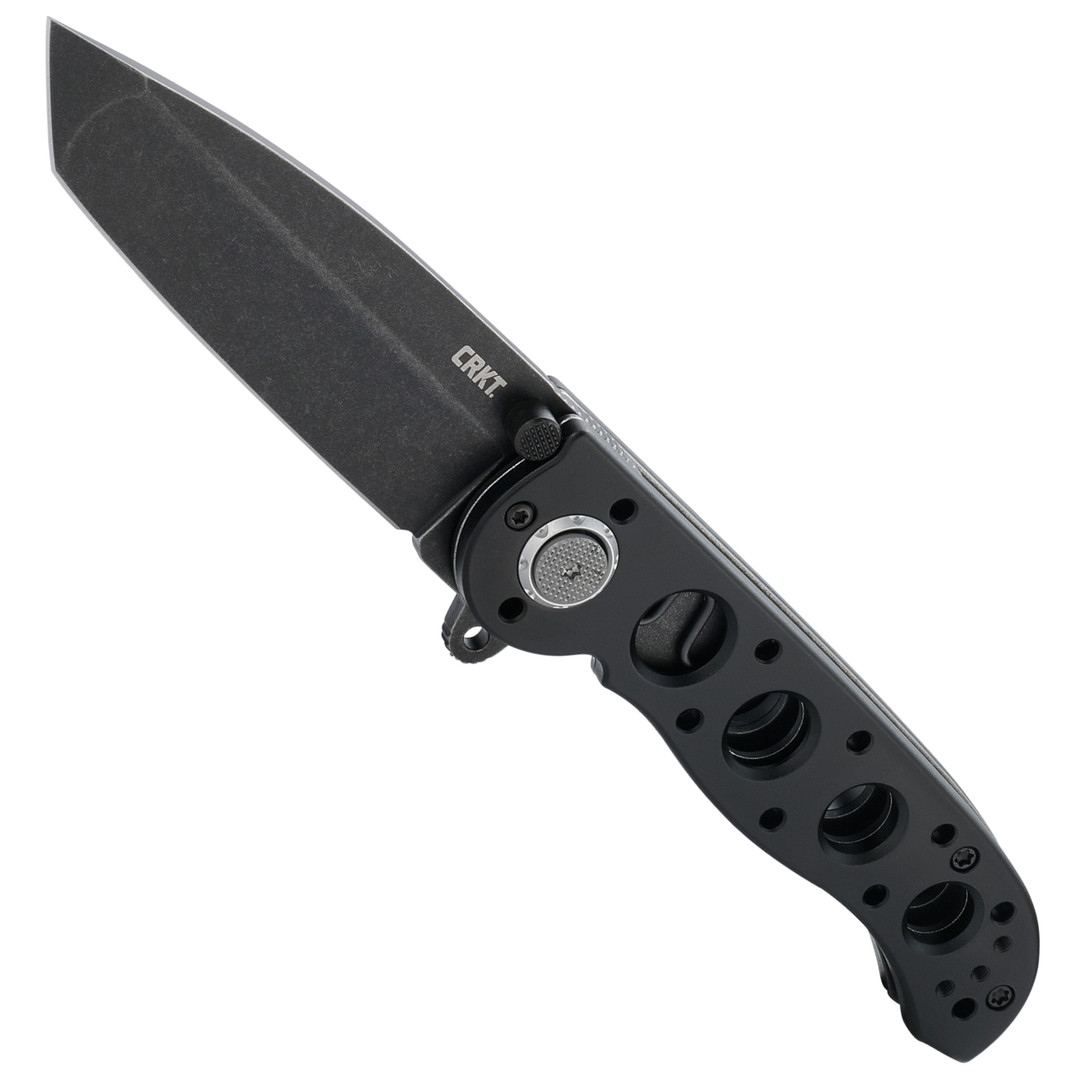CRKT M16-02DB Deadbolt Assist Knife, Black Tanto Blade