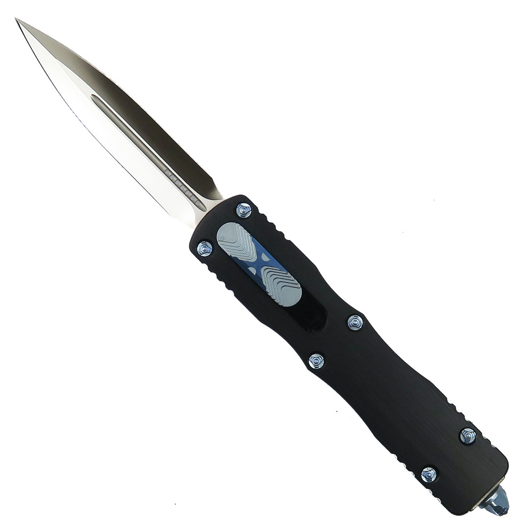 Marfione Custom Dirac Dagger OTF Auto Knife, Mirror Polish Blade