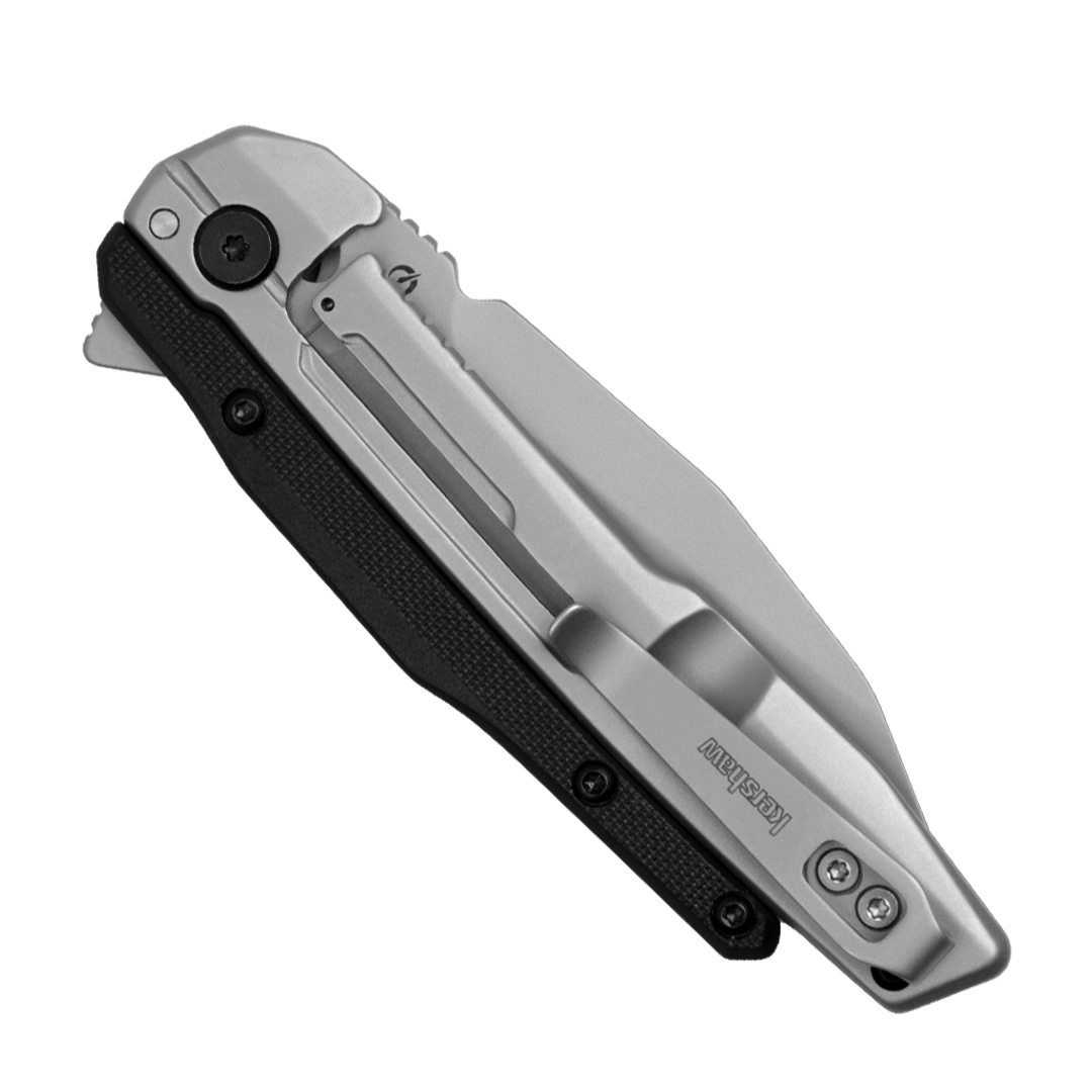 Kershaw Lithium Folding Knife Black GFN/Stainless Steel Handle