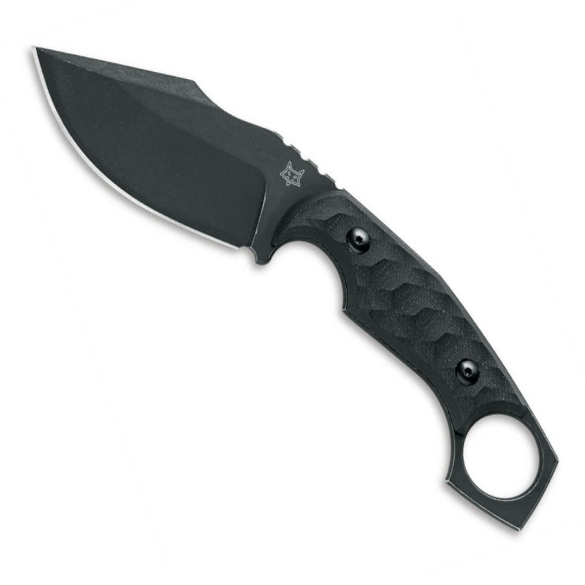Fox Knives Monkey Thumper Fixed Blade Knife, Clip Point Blade