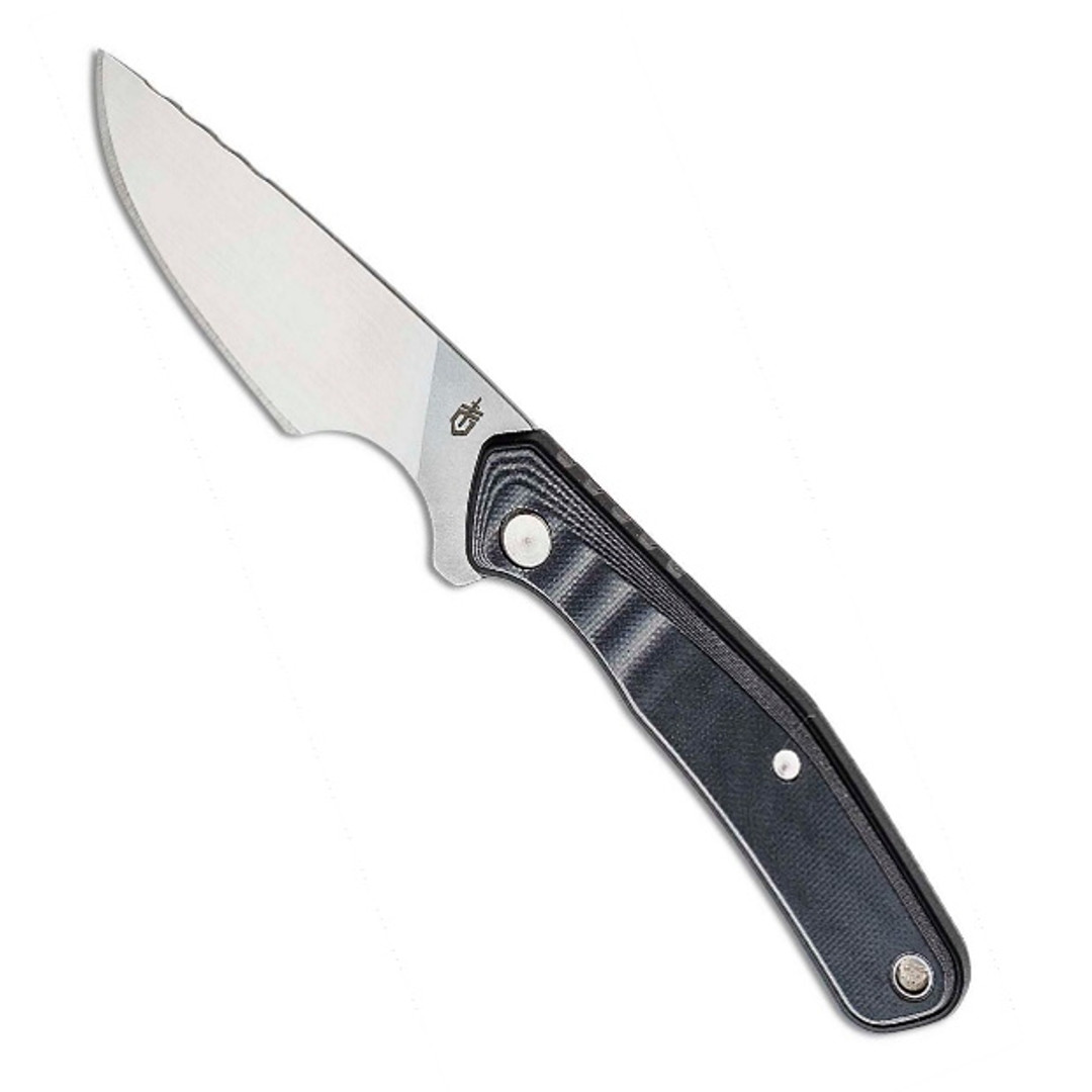 Gerber Downwind Caper Fixed Blade Knife, Stonewash Blade