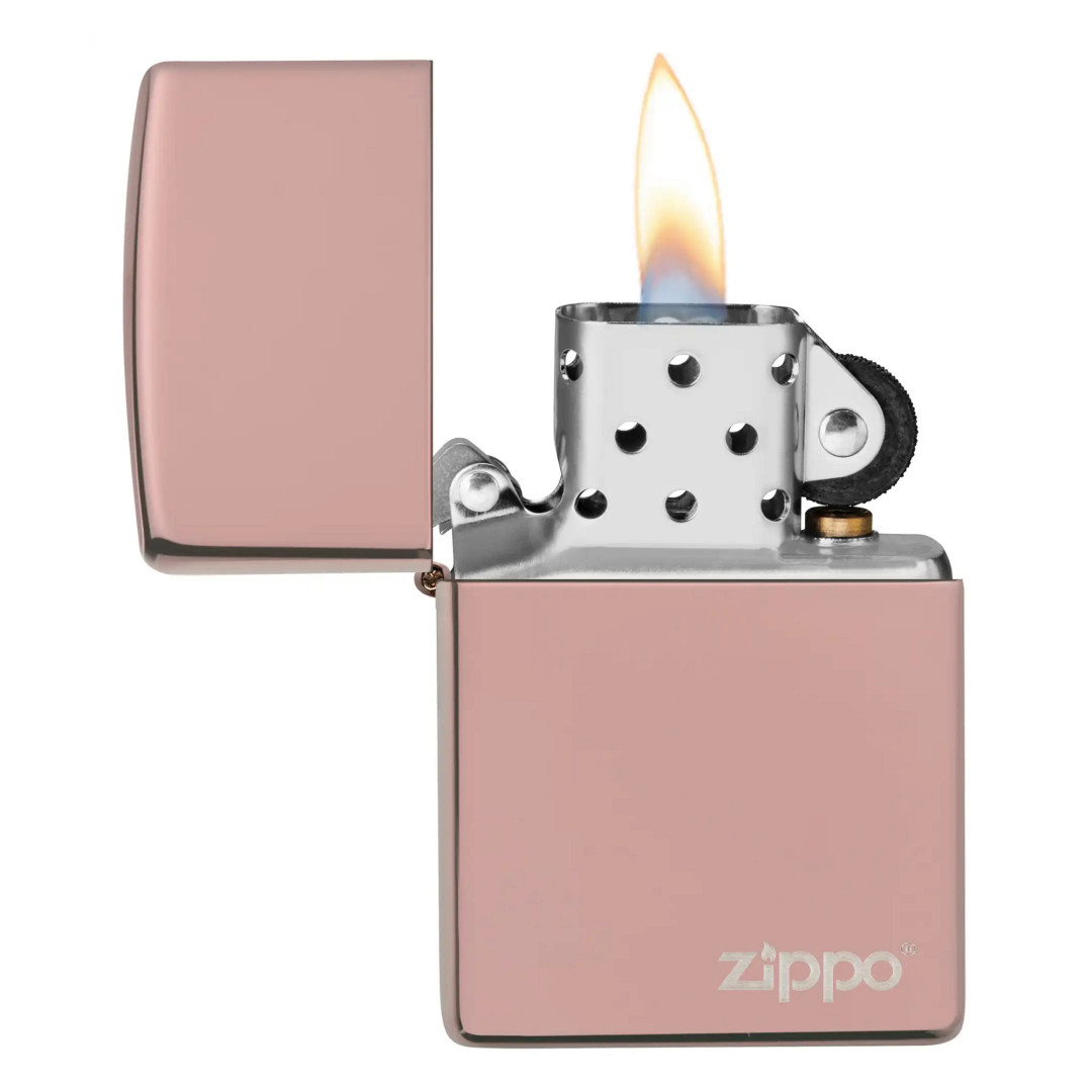 Zippo 49190 With Zippo Lasered Lighter, open view