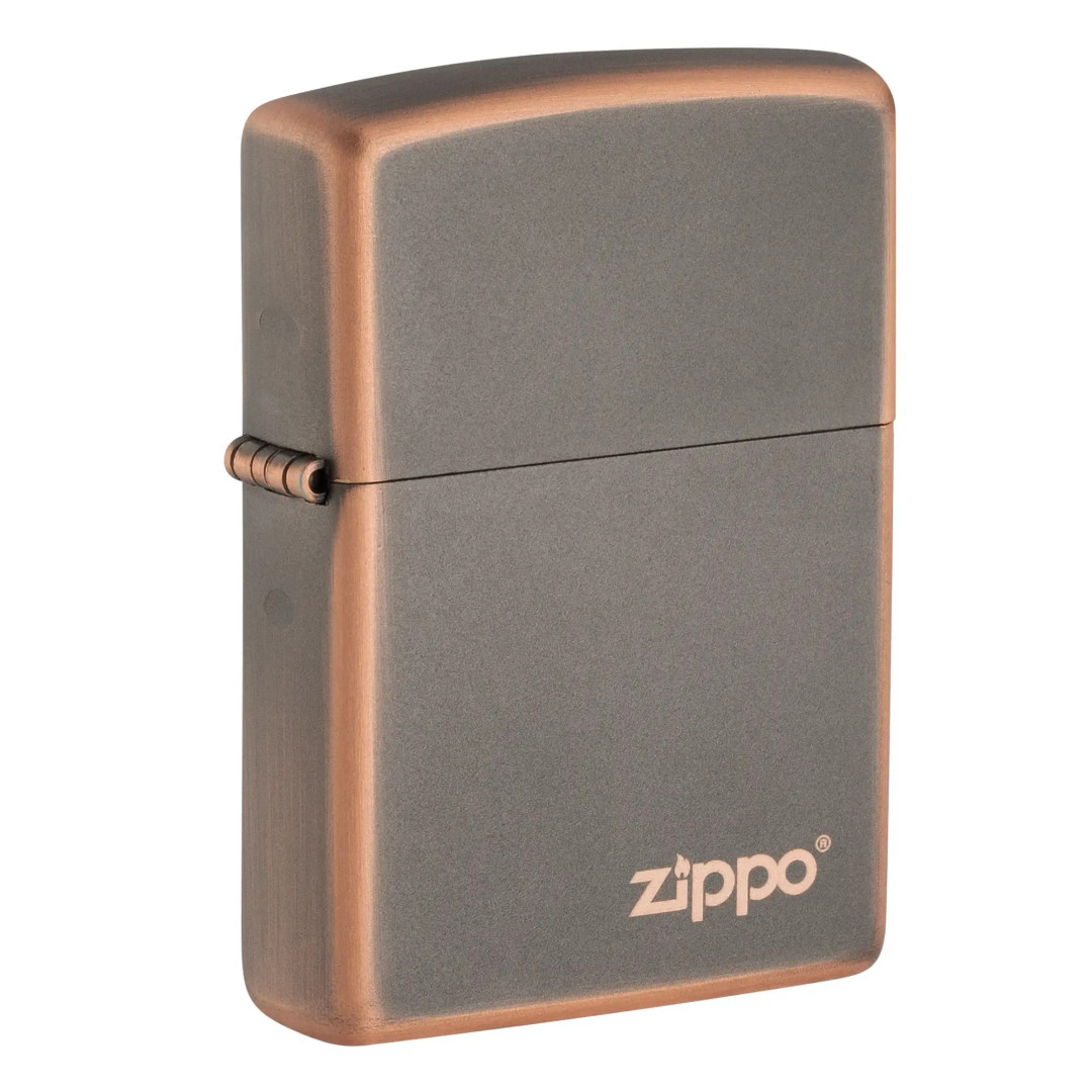 Zippo 49839 Rustic Bronze Zippo Lasered Brass