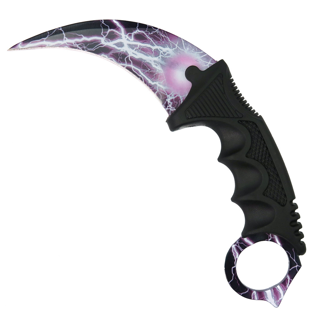 The Archimedes Claw Karambit, Purple Electric Blade