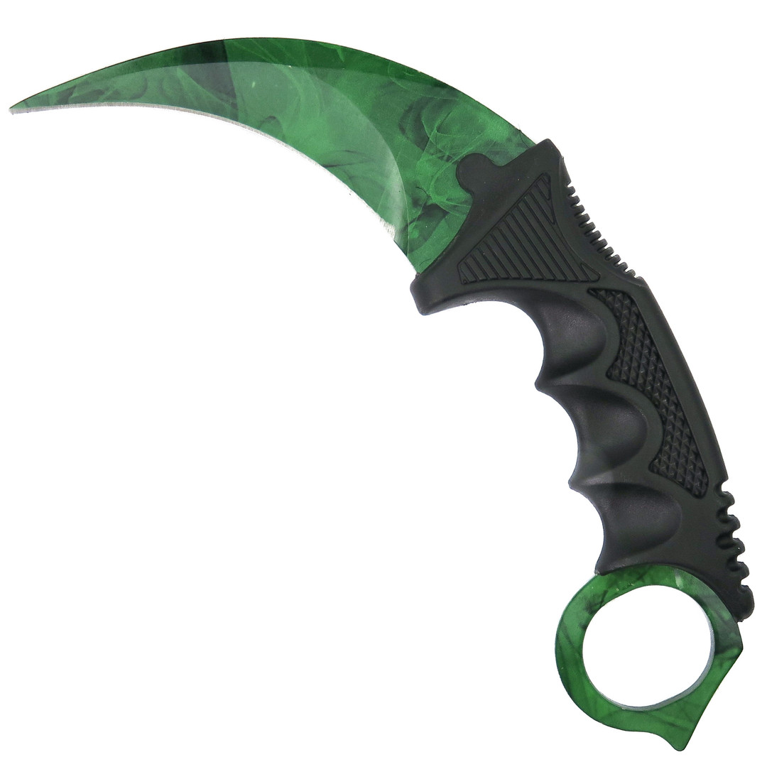 The Archimedes Claw Karambit, Green Smoky Blade | BladeOps