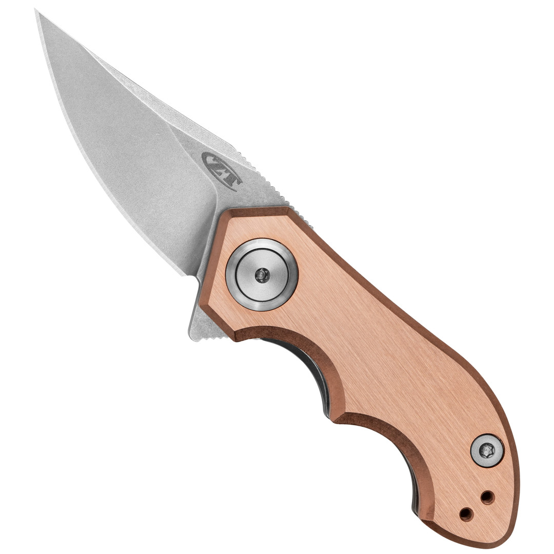 Zero Tolerance Sprint Run 0022CU Copper Flipper Knife, Clip Point Blade