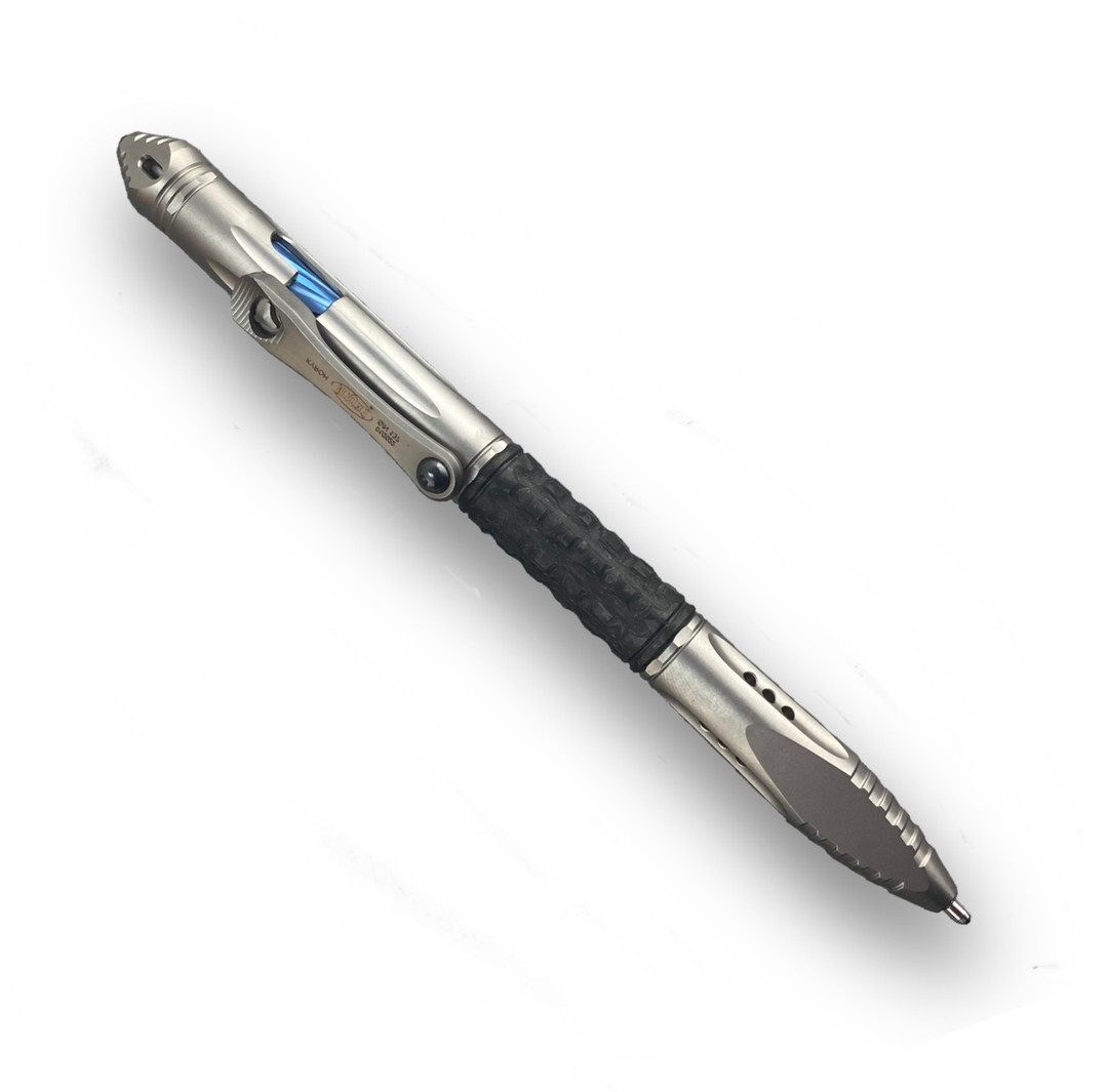 Microtech Kyroh Bolt Action Titanium Pen, Bead Blast Finish with Tritium Insert