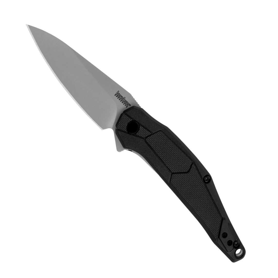 Kershaw Lightyear Flipper Knife, Bead Blast Blade