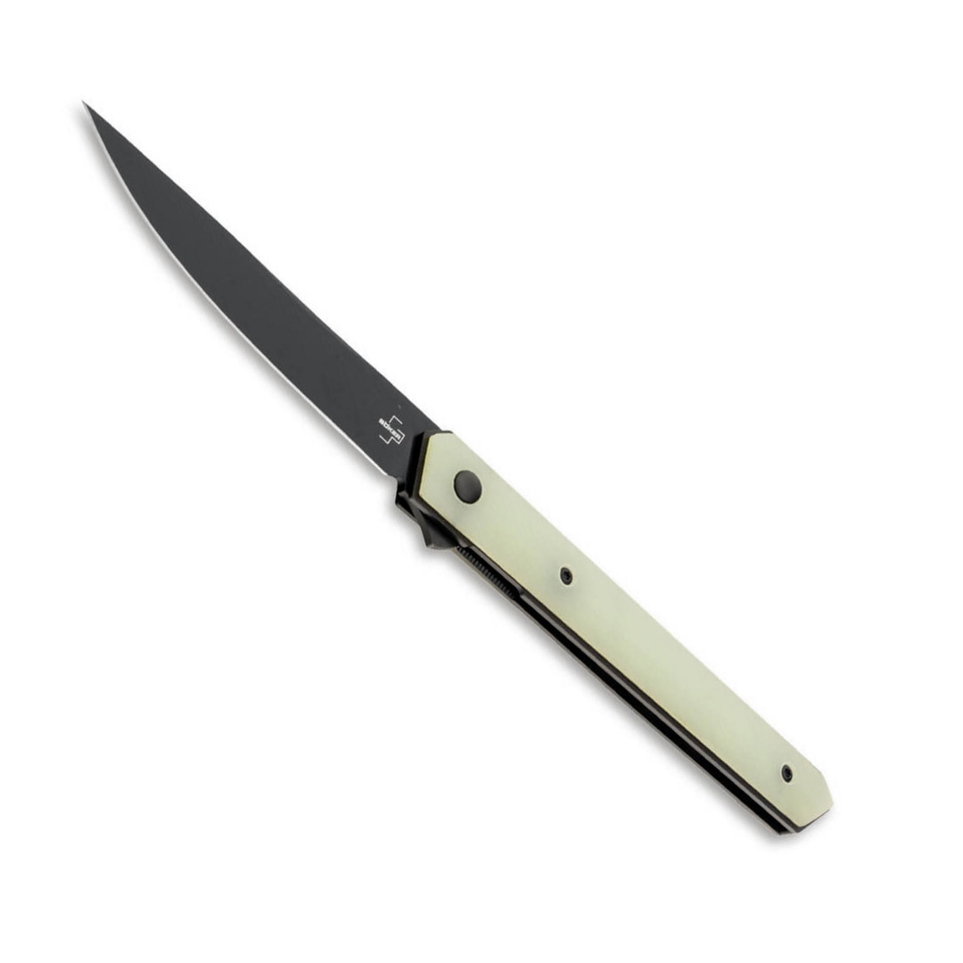 Boker Plus Kwaiken Air Jade G10 Flipper Knife, Black VG-10 Blade