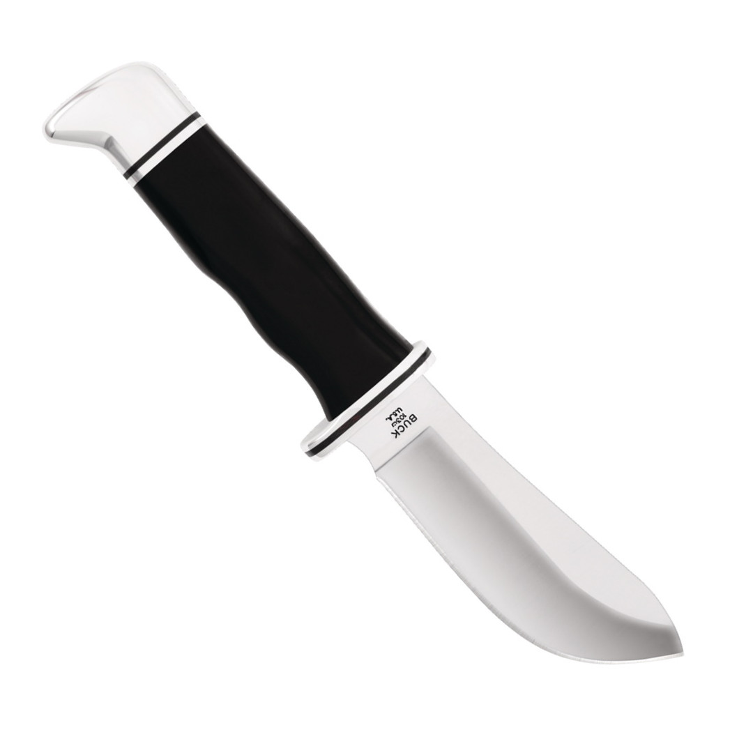 Buck Skinner Black Phenolic Fixed Blade Knife, Extra Wide Blade
