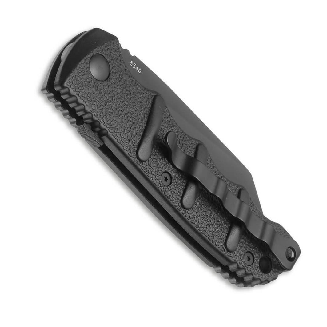 Boker Kalashnikov Sheepsfoot Auto Knife, D2 Black Blade | BladeOps