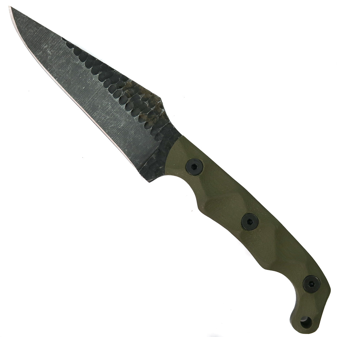 Stroup Knives TU2 OD Green G10 Fixed Blade Knife