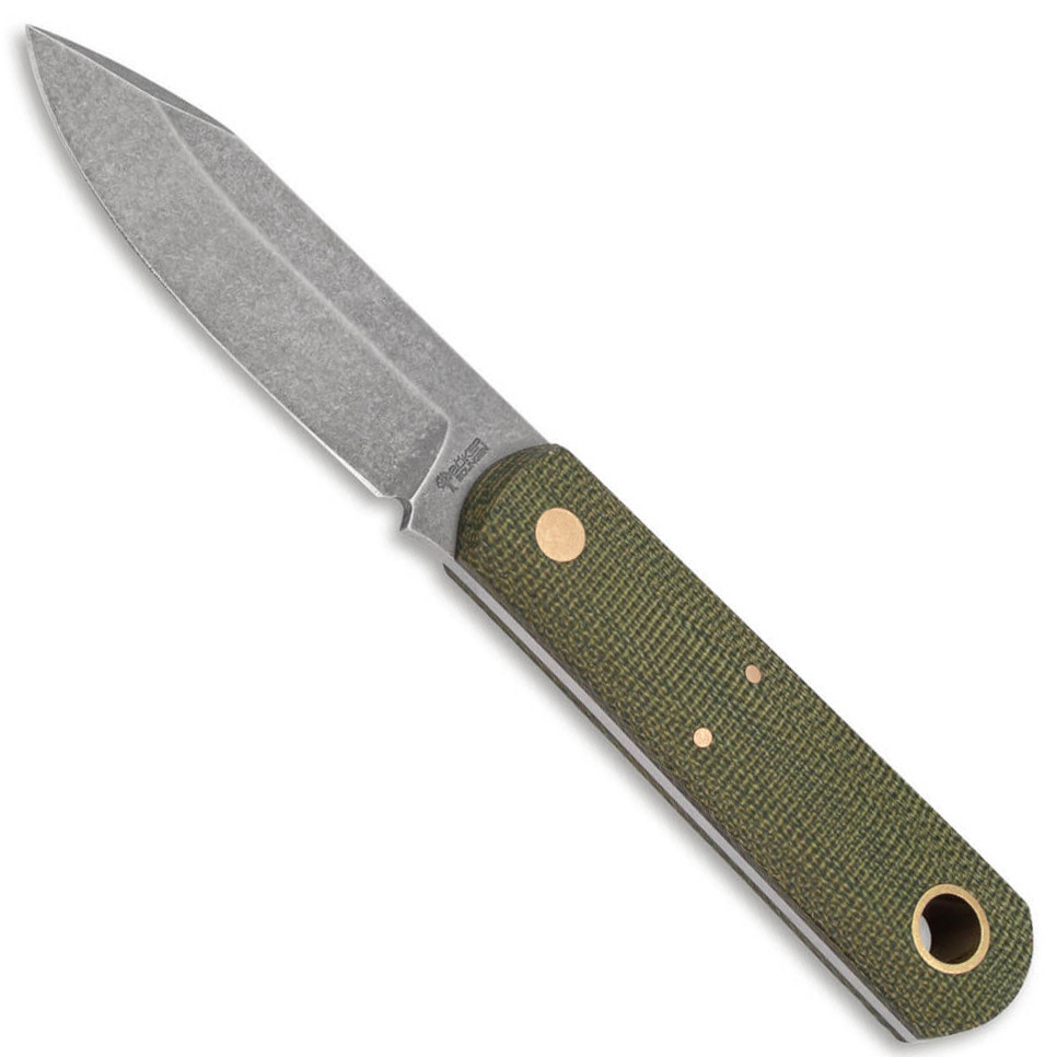 Boker Barlow BFF Green Micarta Fixed Blade Knife