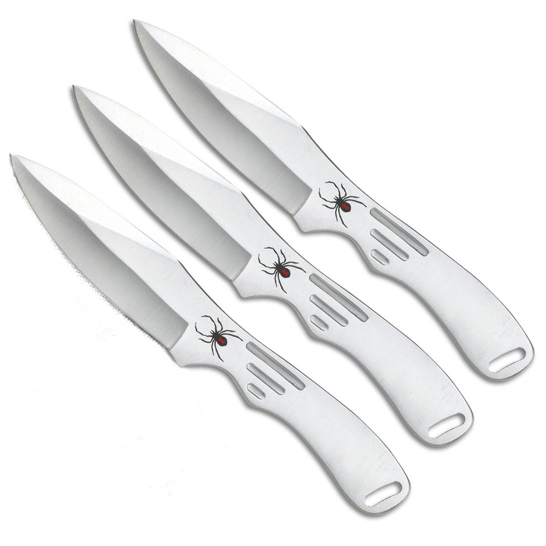 Perfect Point Spider Throwing Knife, Set of 3