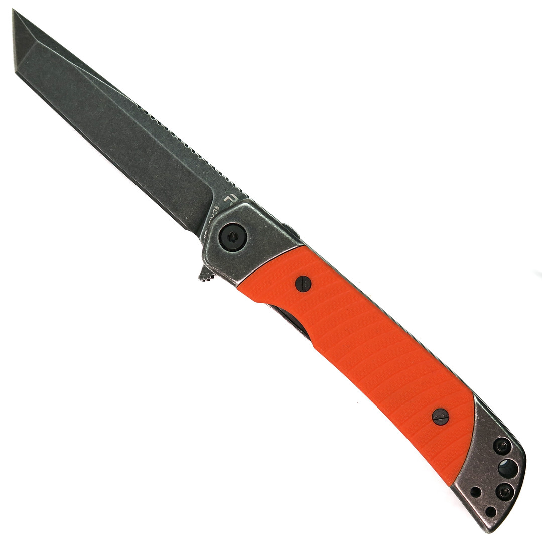 REVO Duo Orange Tanto Liner Lock Knife