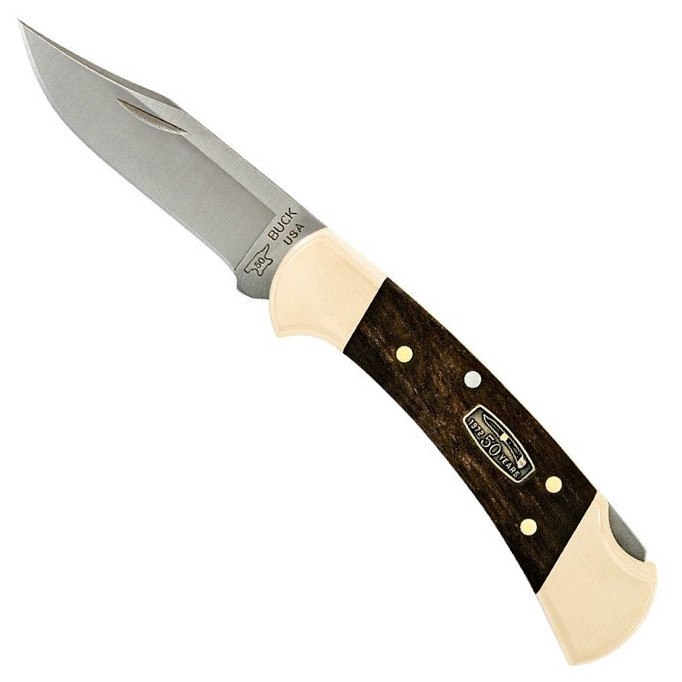 Buck 112 Ranger 50th Anniversary Genuine Ebony Folding Knife
