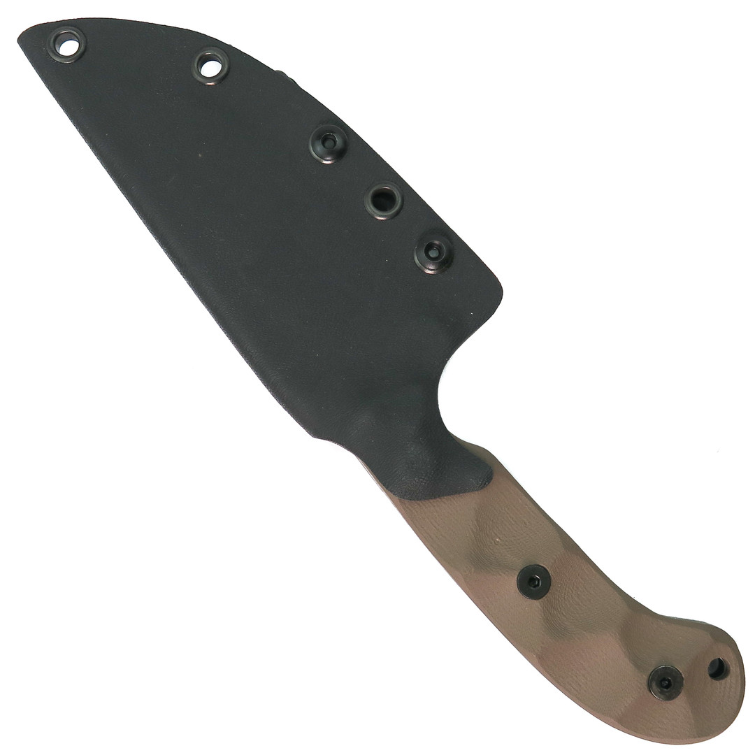 Stroup Knives GP1 FDE G10 Fixed Blade Knife, Sheath View