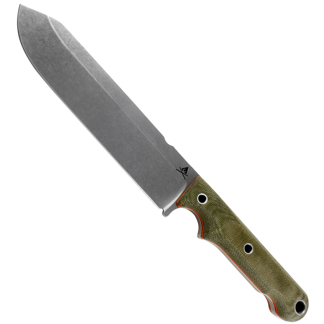 White River Knives Firecraft FC7 Fixed Blade Knife, S35VN Stonewash Blade