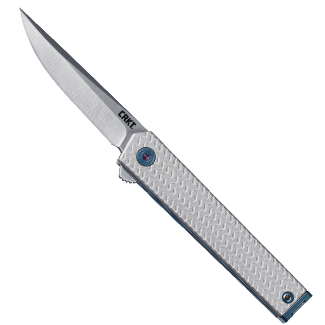 CRKT CEO Microflipper Knife, Satin Blade