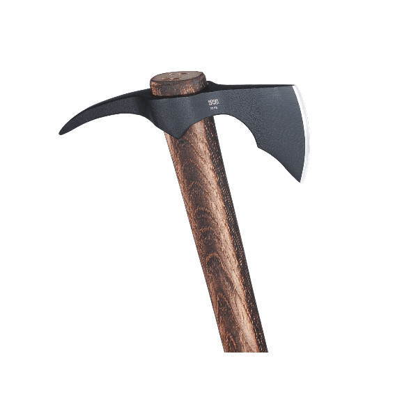 CRKT Roush Odr Tomahawk, Burnt Tennessee Hickory Handle | BladeOps