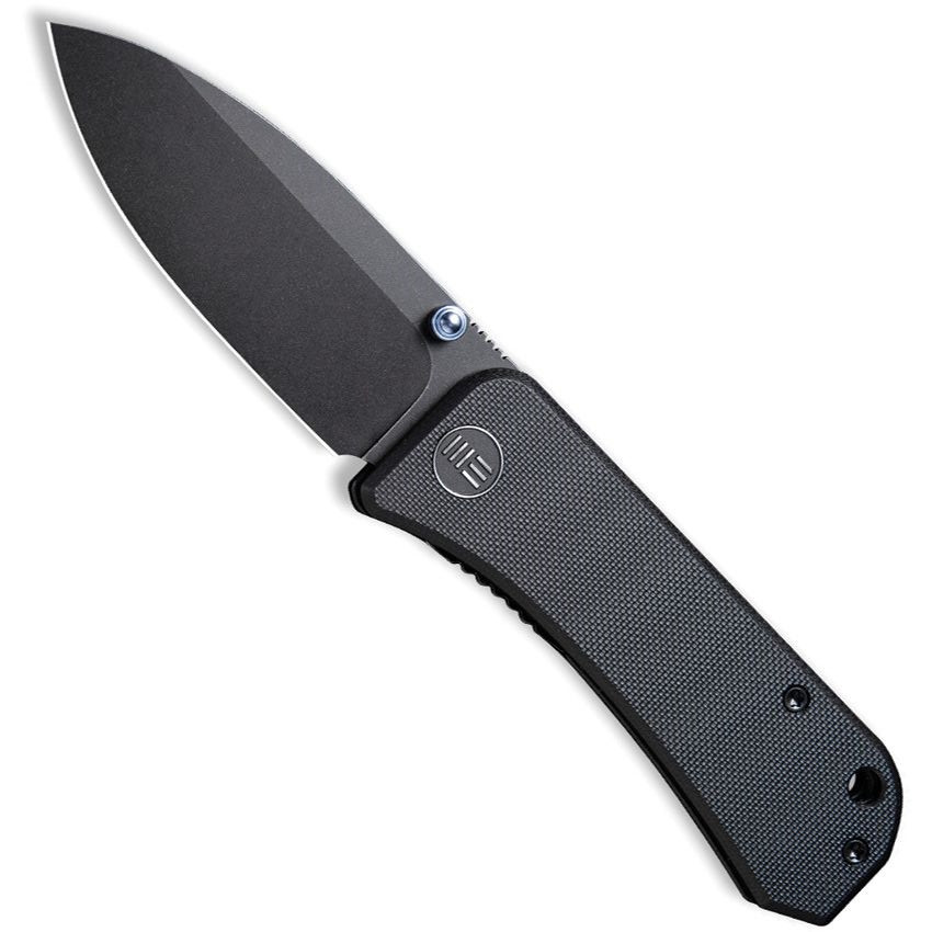 WE Knife Co Banter Liner Lock Knife, Black Stonewash Spear Blade