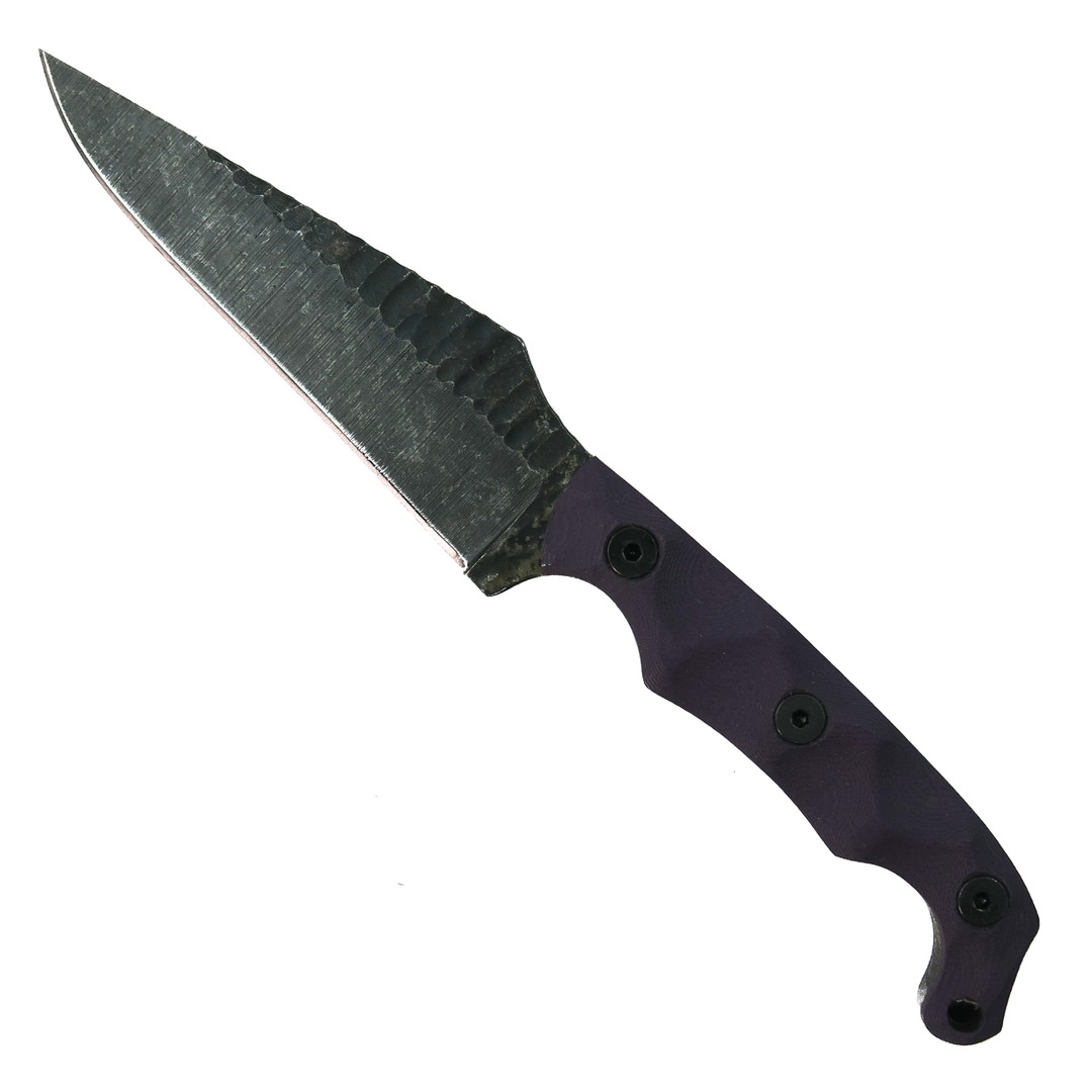 Stroup Knives TU2 Purple G10 Fixed Blade Knife