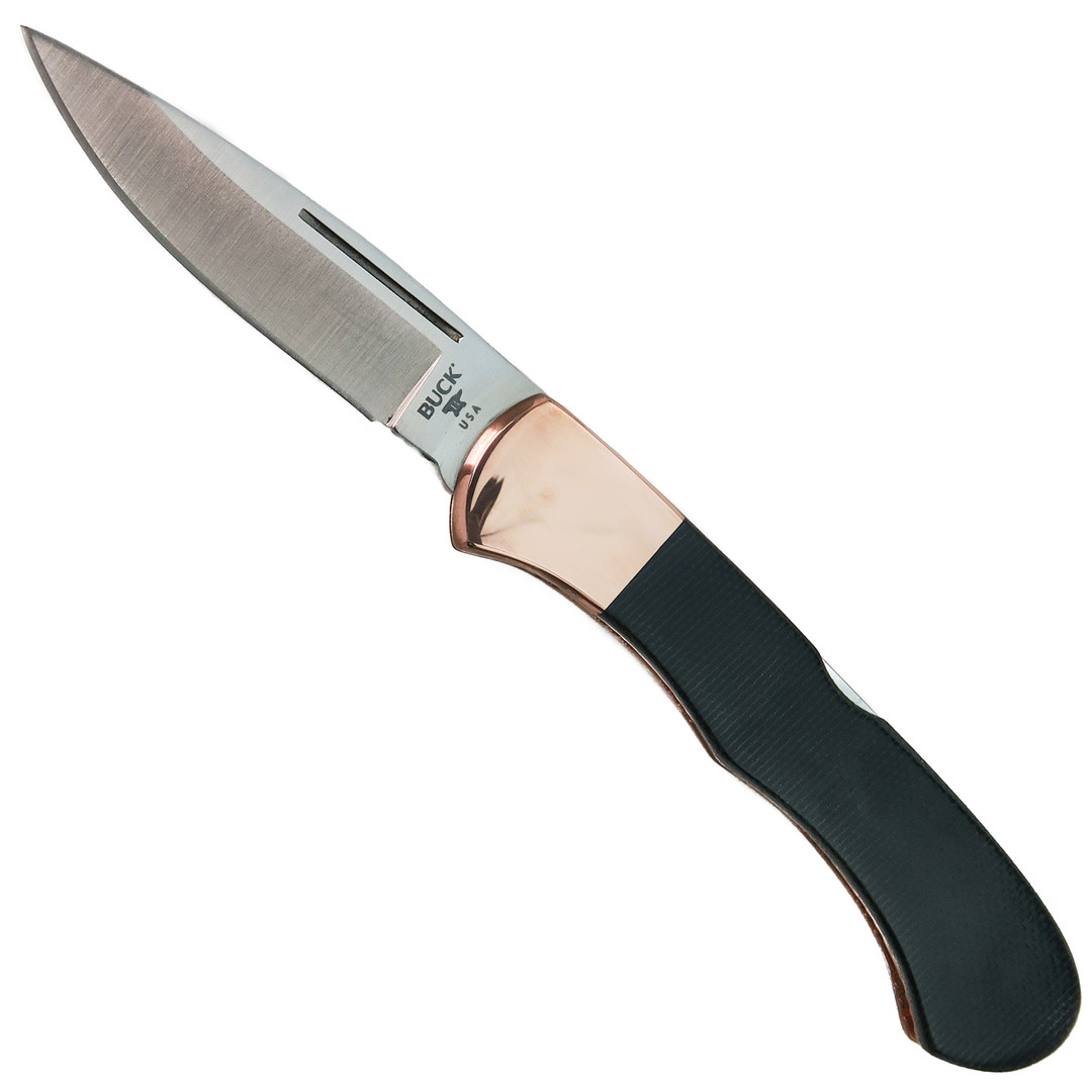 Buck 532 Bucklock Pro Knife, Polished Copper - 2023 Legacy Collection 