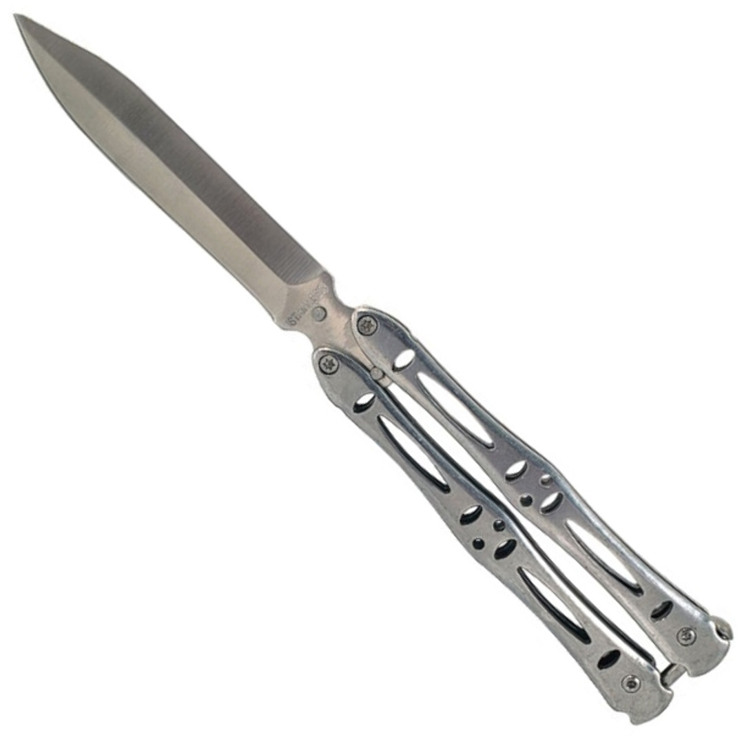 Lush Balisong Butterfly Knife, Spear Point Blade