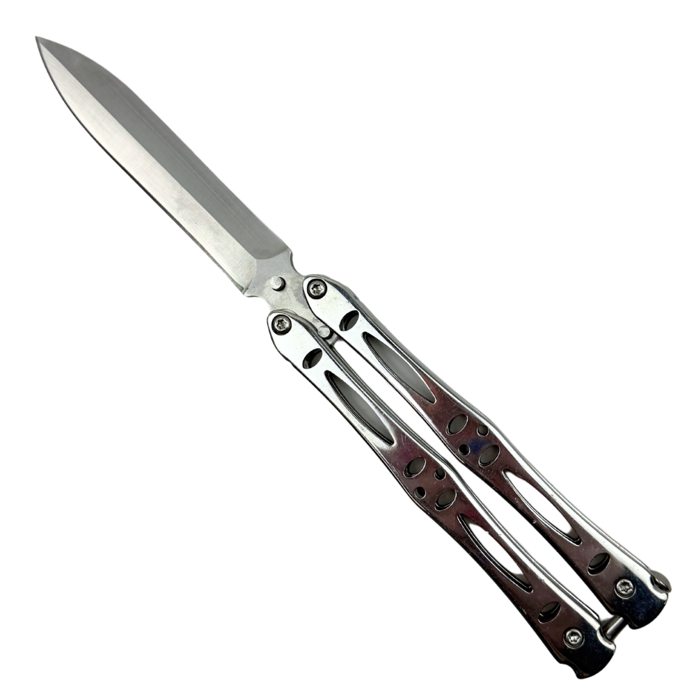 Lush Balisong Butterfly Knife, Spear Point Blade