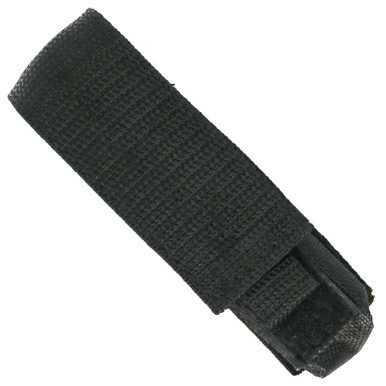 Full size Elite Gladiator OTF Knife, Satin Drop Point Blade, Sheath View