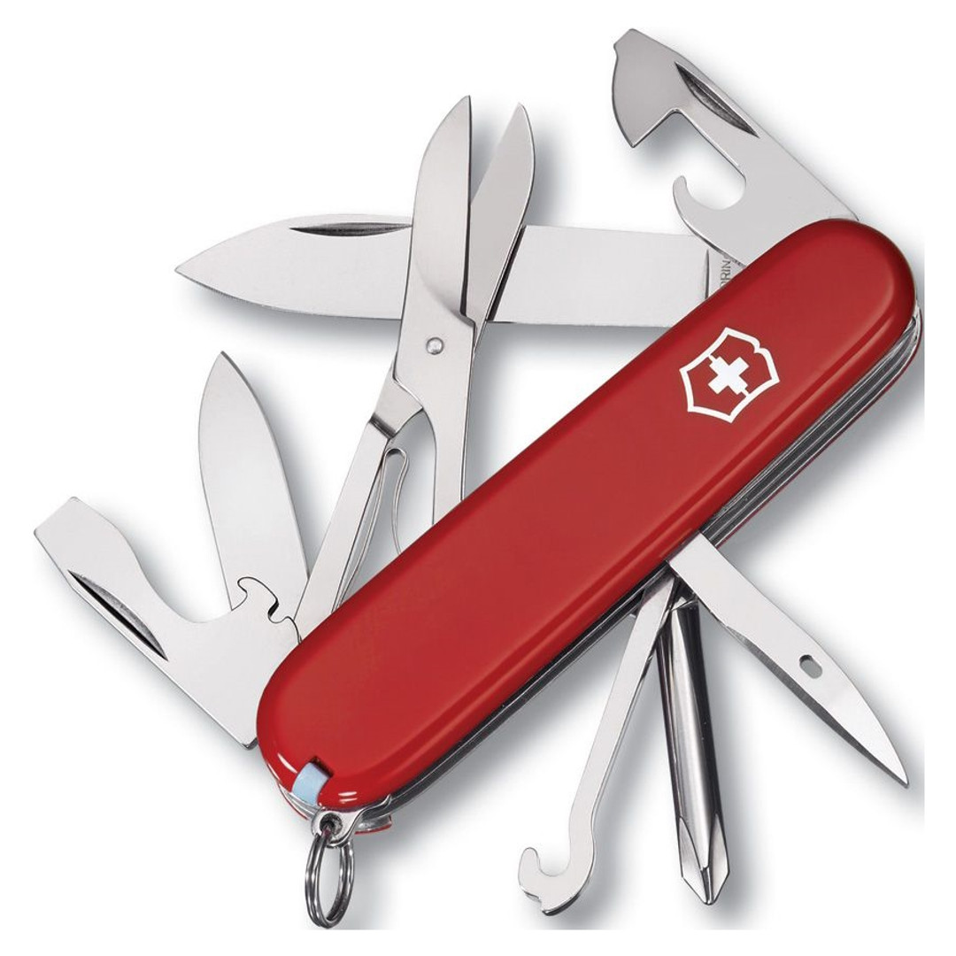Victorinox Swiss Army Super Tinker Multi-Tool Knife, Red Handle