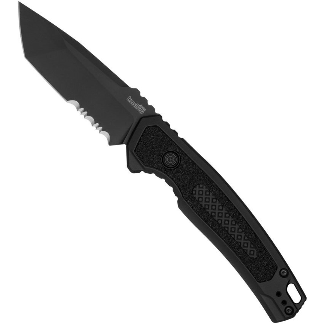 Kershaw Auto Launch 16 Automatic Knife, Black Tanto Blade