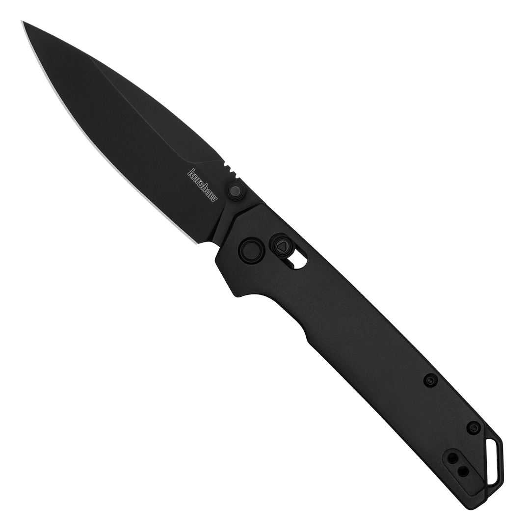 Kershaw Black Iridium DuraLock Knife, D2 Black PVD Blade