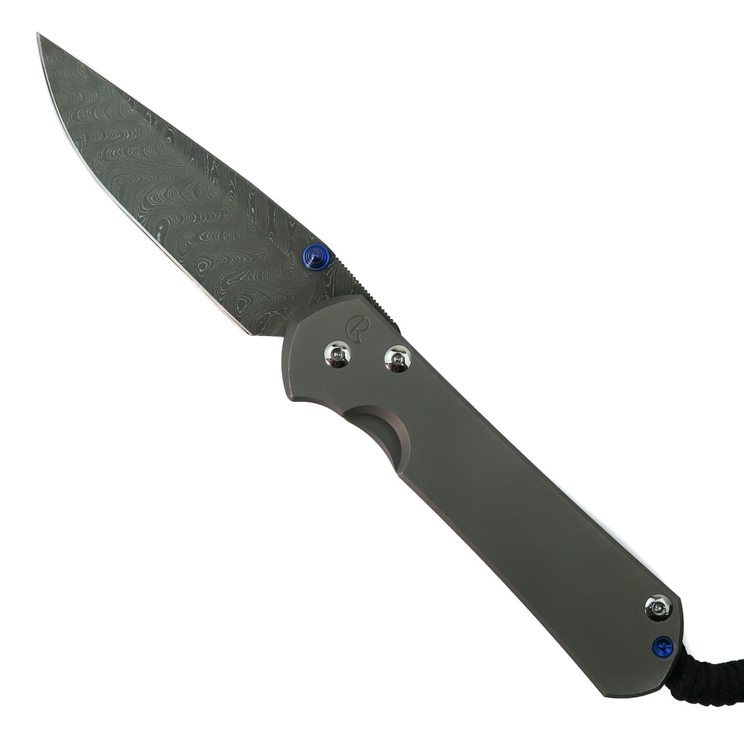 Chris Reeve L31-1646 Large Sebenza 31 Knife, Boomerang Damascus