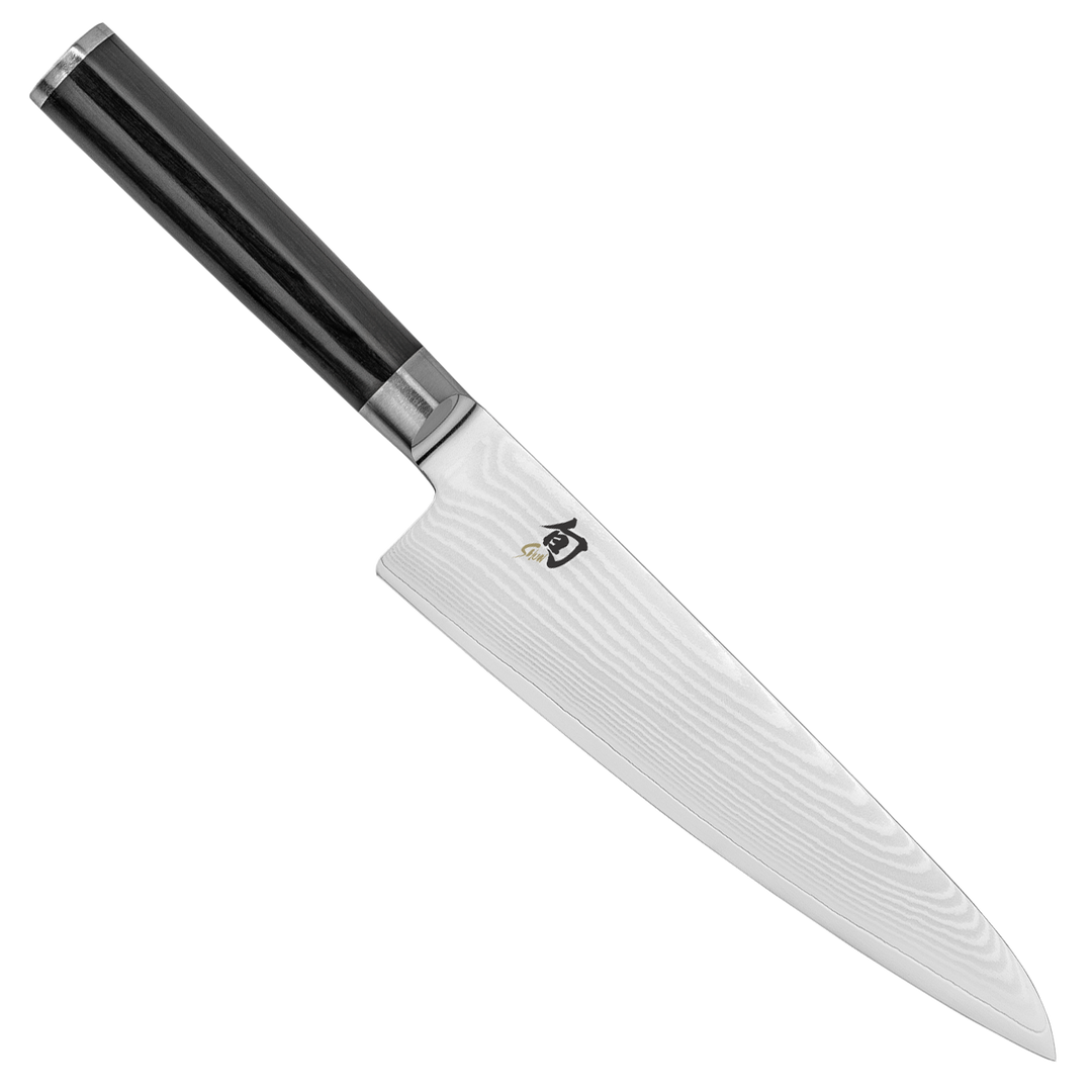 Shun DM0760 Classic Asian Cook's Knife 7" Blade, Pakkawood Handle