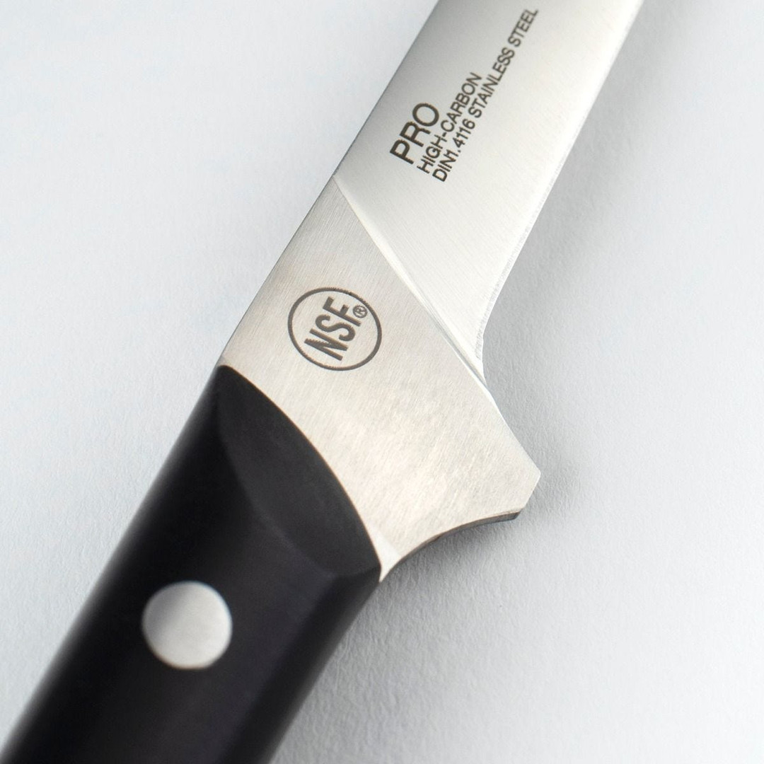Kai Pro HT7081 Flexible Fillet 6" Knife, POM Handle, Detail View