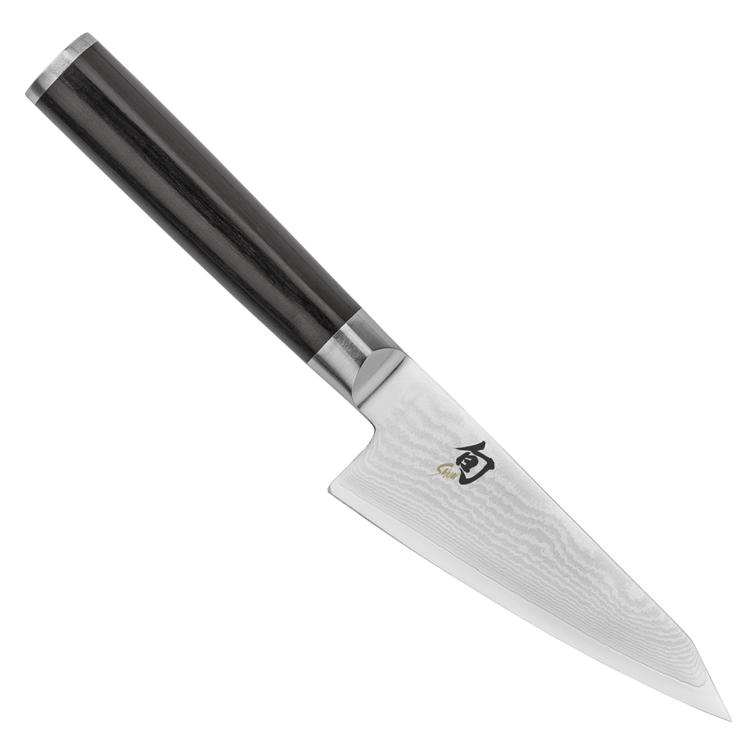 Shun DM0749 Classic Asian Multi-Prep 4.5" Blade, Pakkawood Handle 