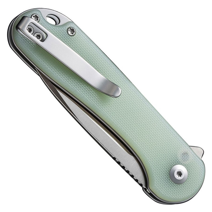 CIVIVI Jade G10 Elementum II Button Lock Knife, Nitro V Blade | BladeOps