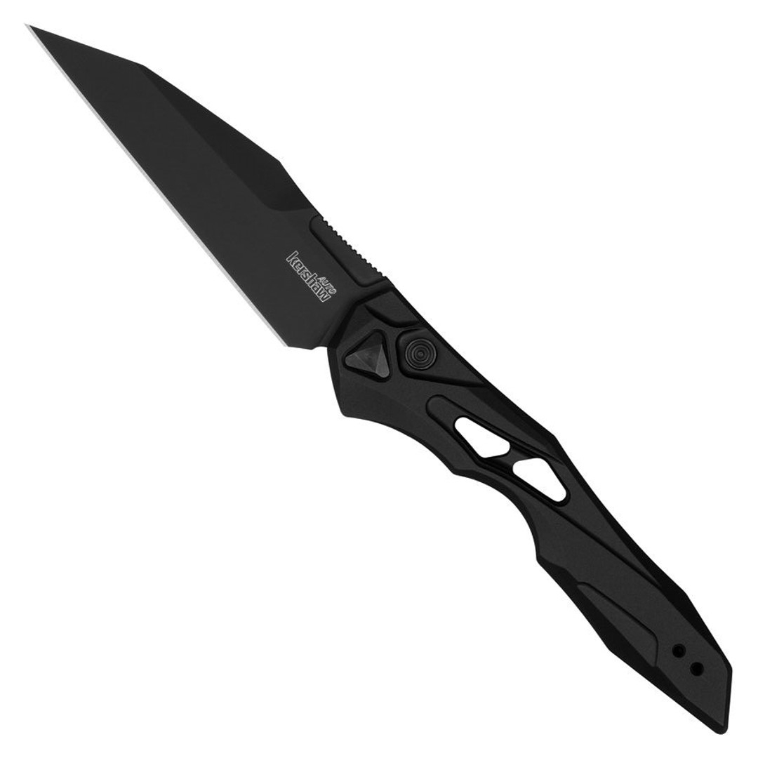 Kershaw Black Launch 13 Auto Knife, Black Wharncliffe Blade