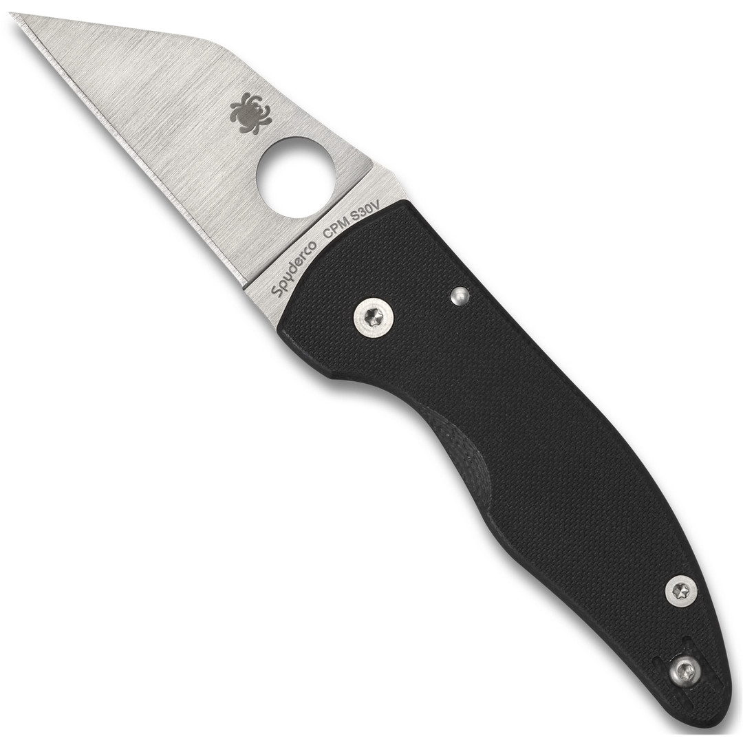 Spyderco Microjimbo Folder Knife, Satin Blade