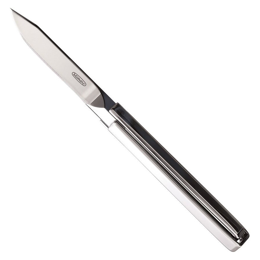 Mikov Kostka Cube Folder Knife, Stainless Steel | BladeOps