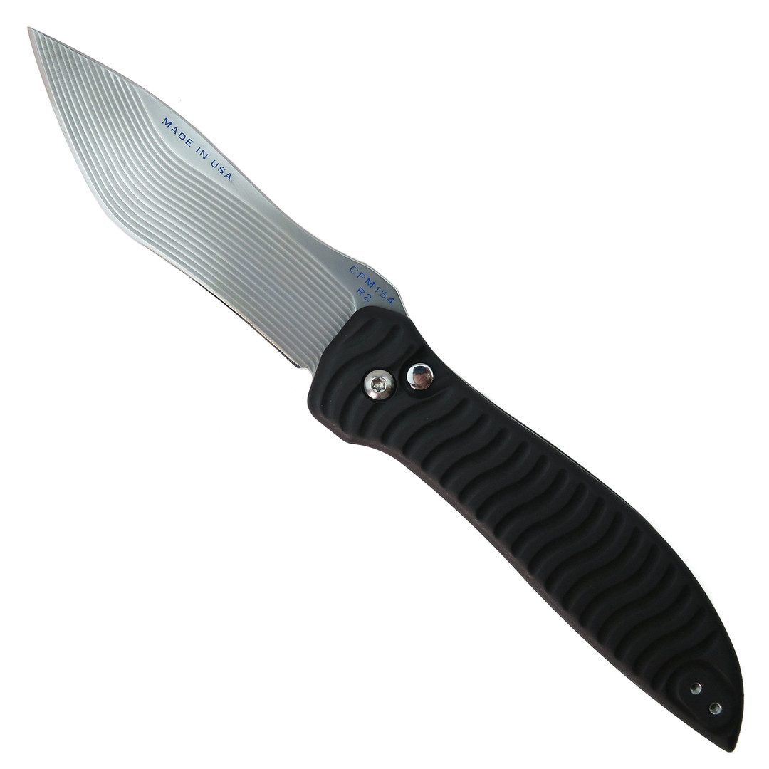 Highwater Knives R2 Estuary Riptide Auto Knife, Modified Tanto Blade